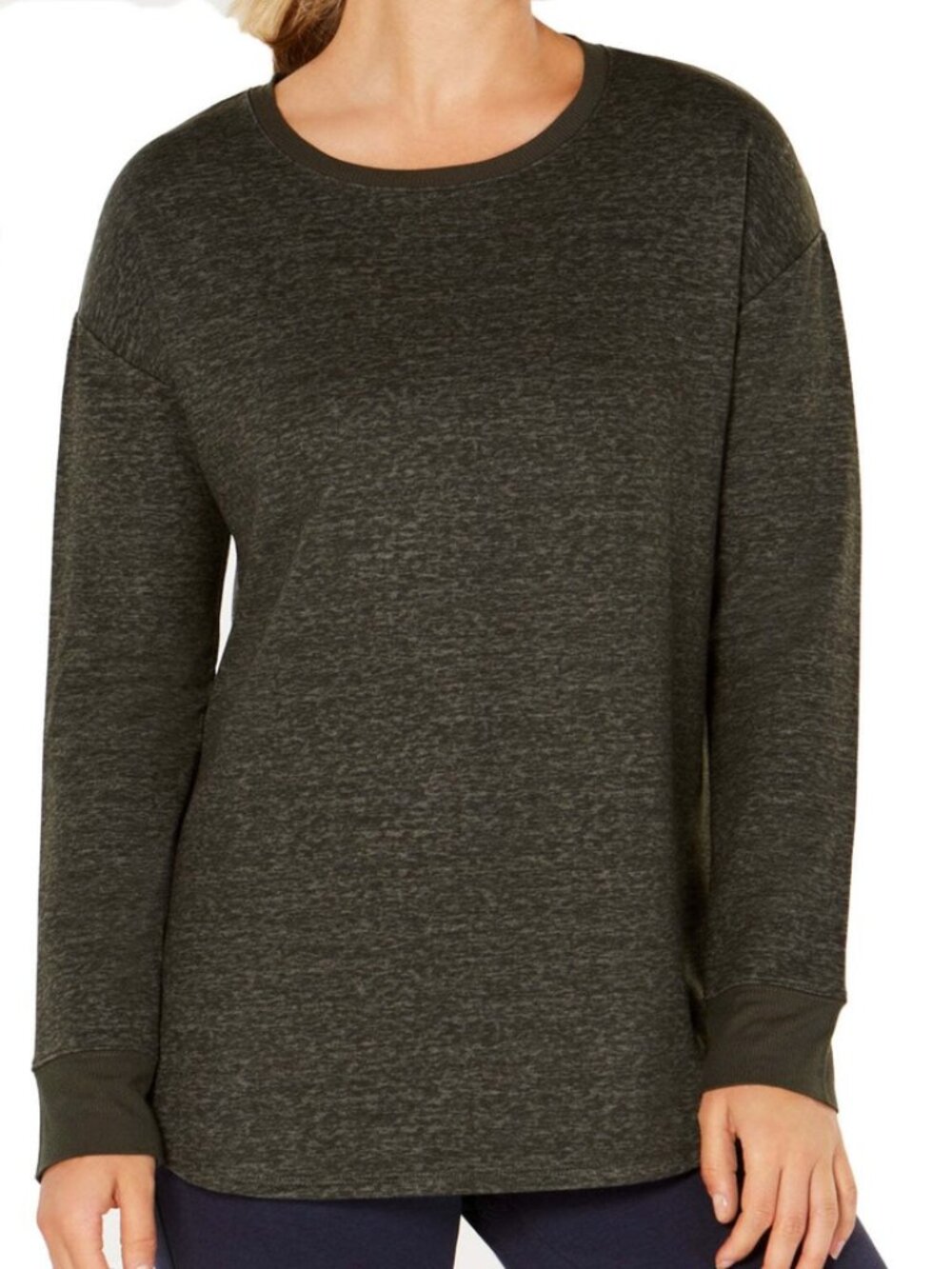 32 DEGREES Womens Activewear Fleece Athleisure T-Shirt